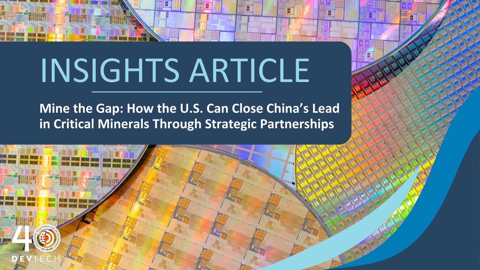 Mine the Gap: How the U.S. Can Close China’s Lead in Critical Minerals ...
